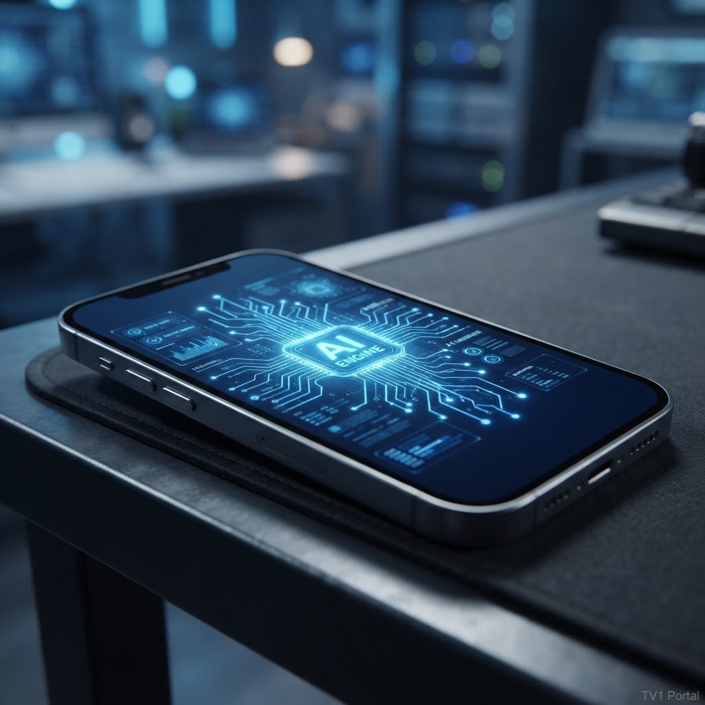 Pametni telefon sa konceptom vještačke inteligencije